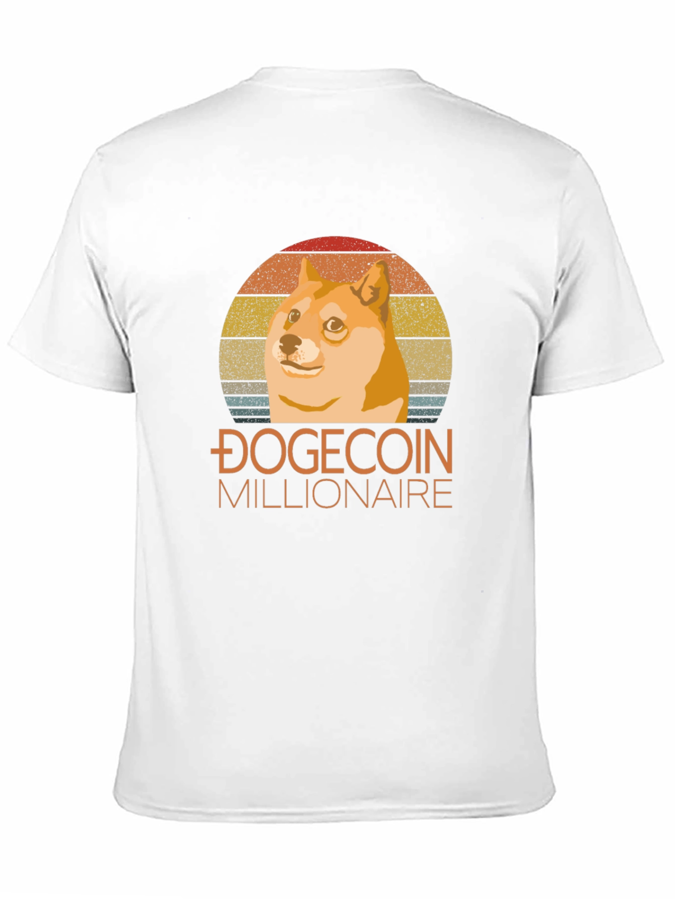 Dogecoin Millionaire Black T-Shirt
