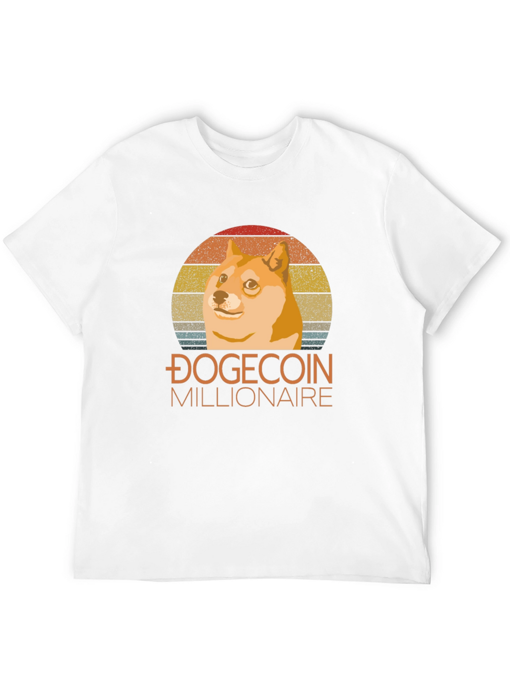 Dogecoin Millionaire Black T-Shirt