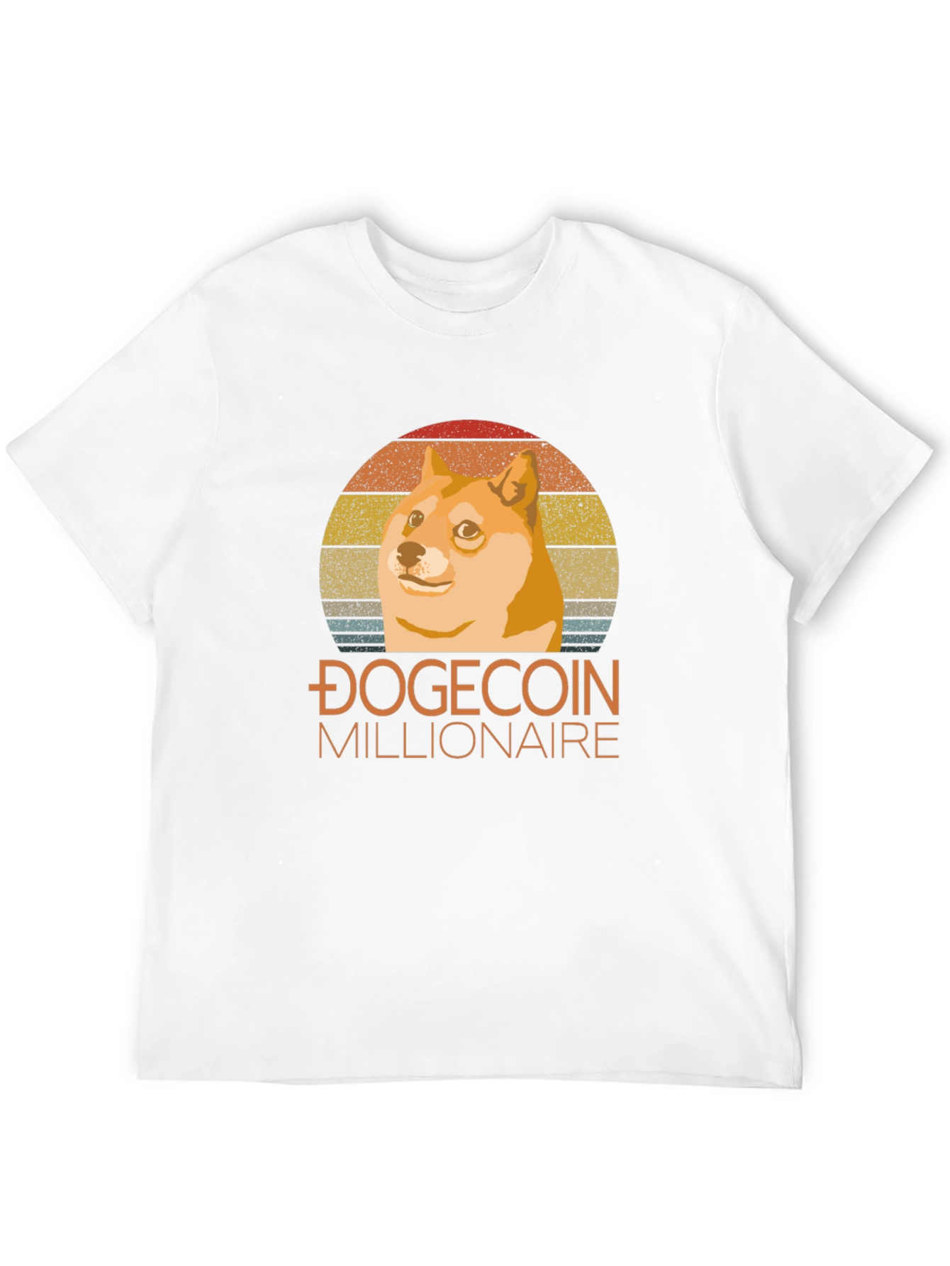 Dogecoin Millionaire Black T-Shirt