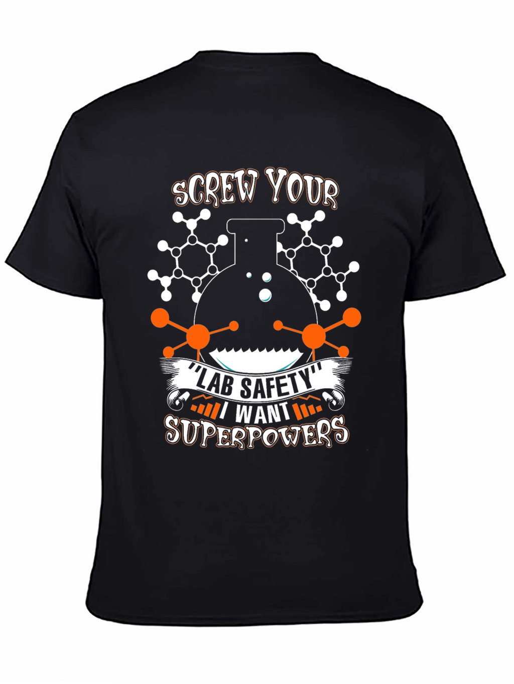 Screw Lab Safety T-Shirt: Science Superpowers Design