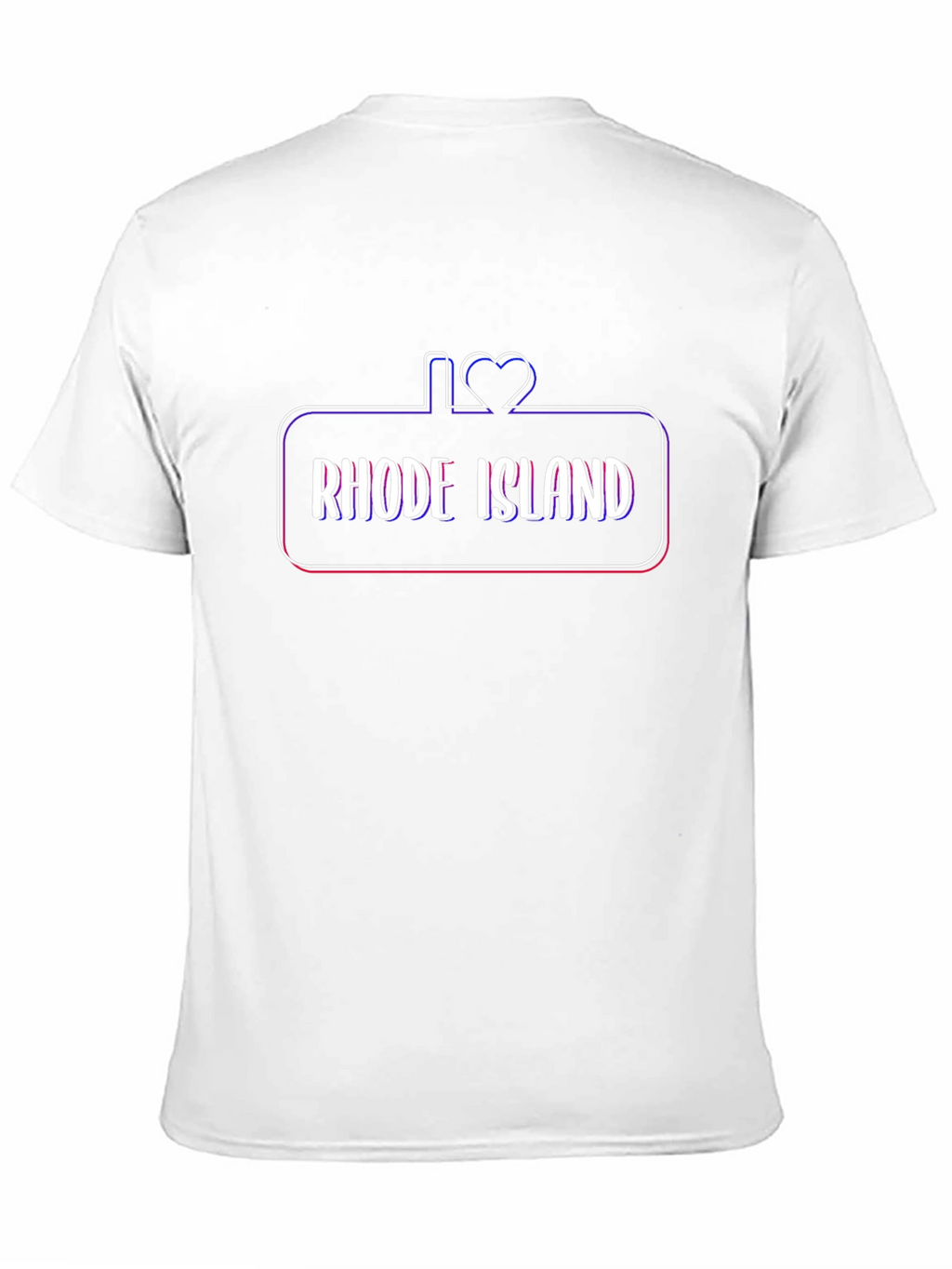 I Love Rhode Island Black T-Shirt