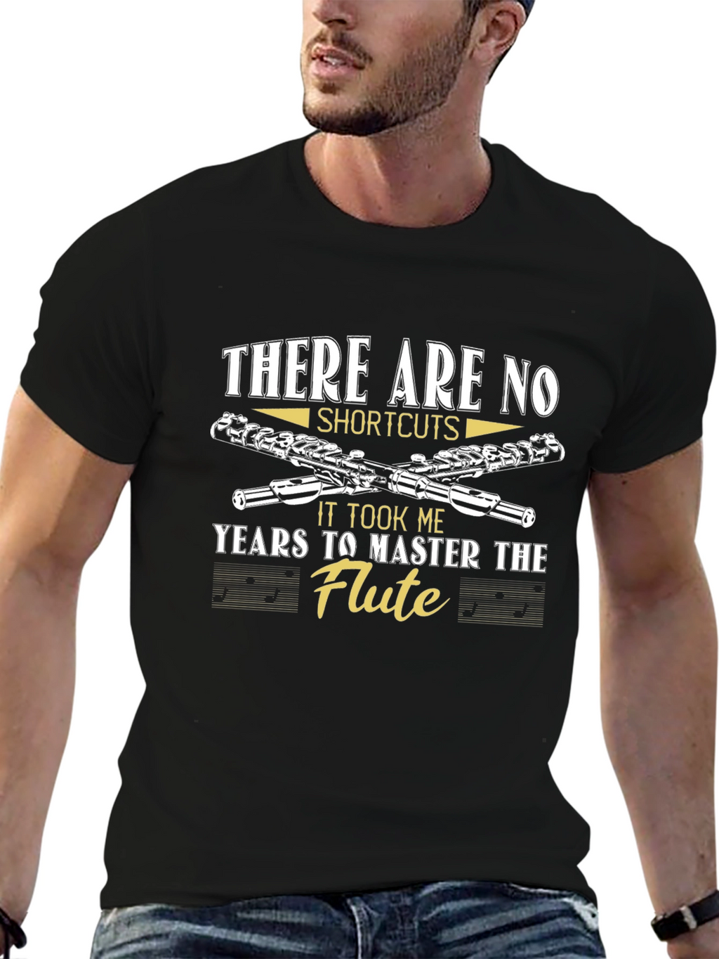 Flute Master T-Shirt - No Shortcuts
