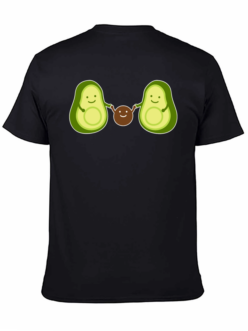 Avocado Family Graphic Tee - Black