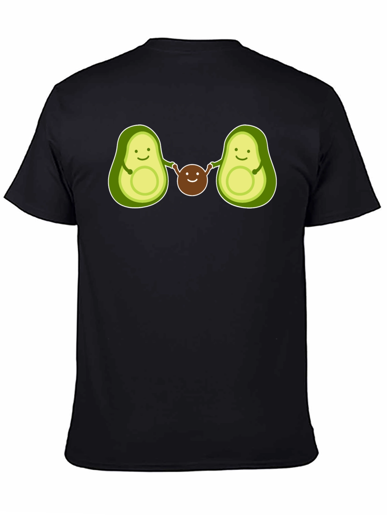 Avocado Family Graphic Tee - Black