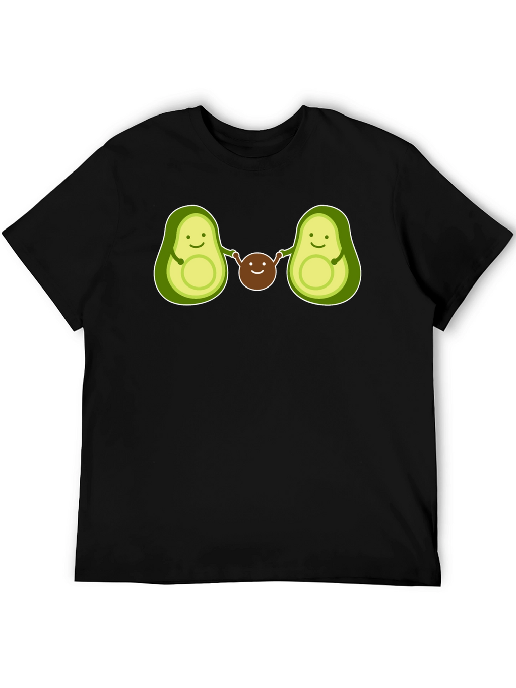 Avocado Family Graphic Tee - Black