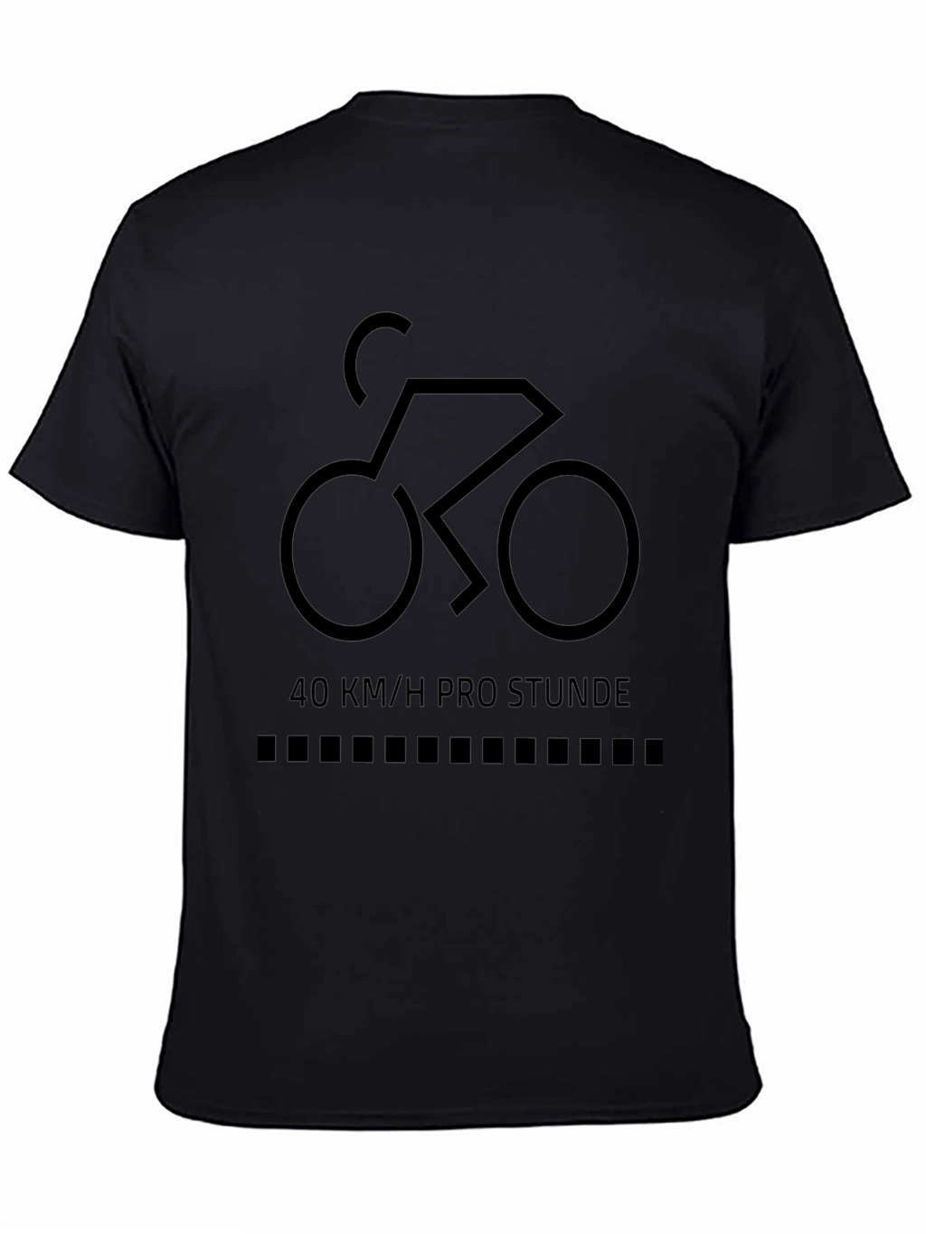 Cycling Enthusiast Tee: 40 KM/H Pro Stunde