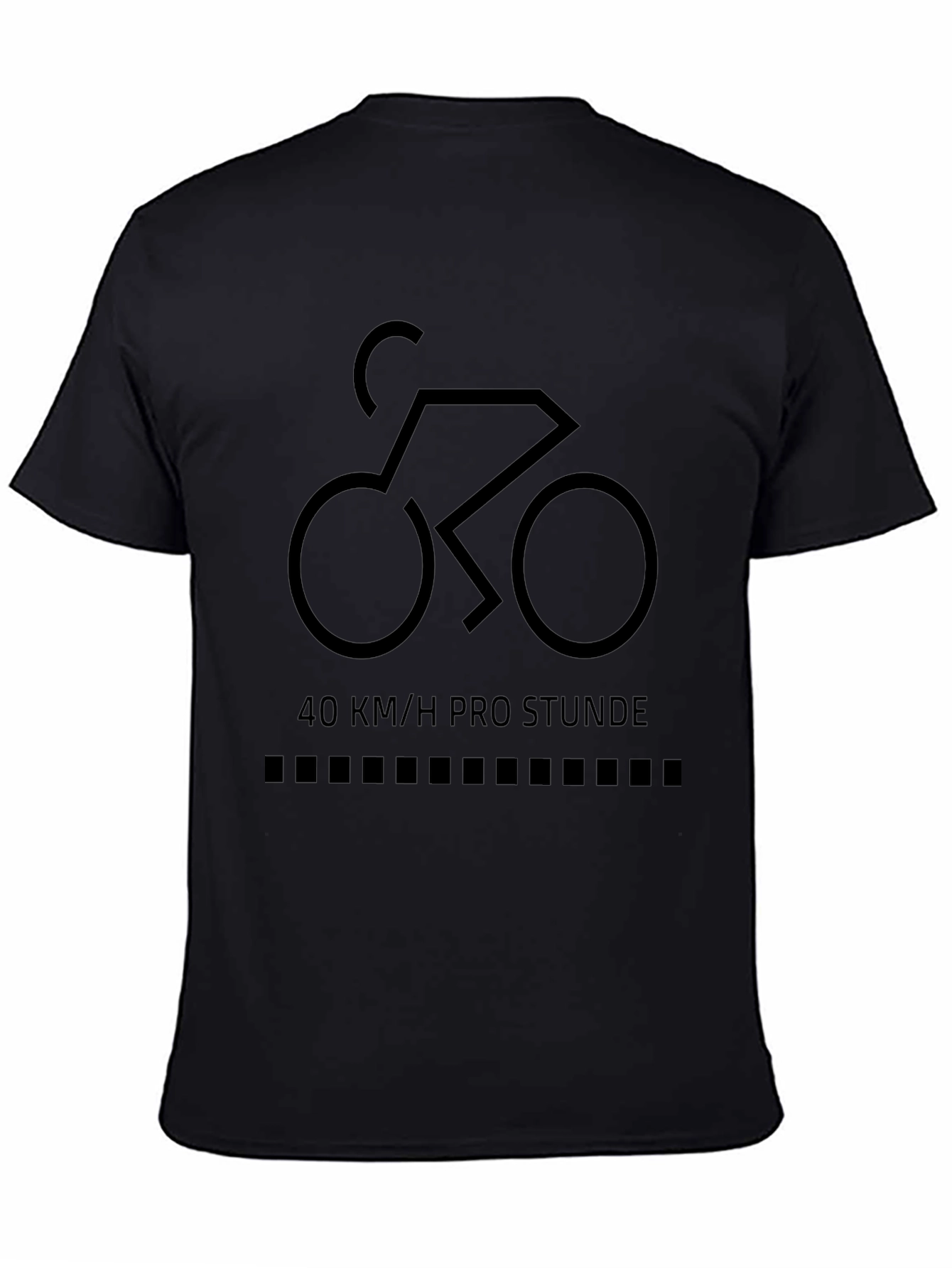 Cycling Enthusiast Tee: 40 KM/H Pro Stunde