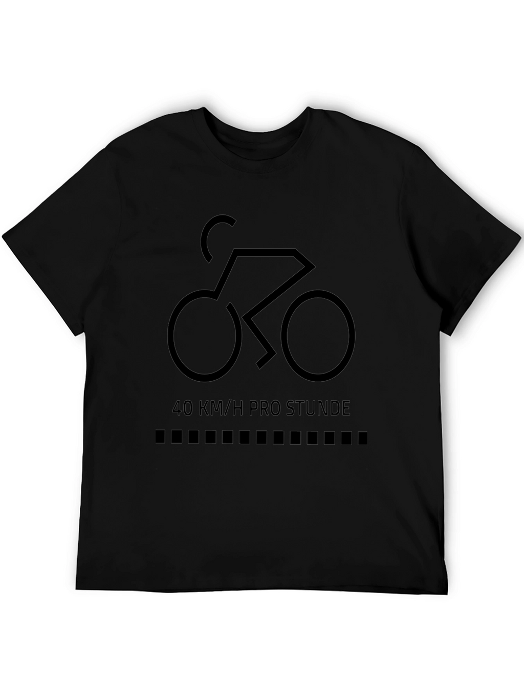 Cycling Enthusiast Tee: 40 KM/H Pro Stunde