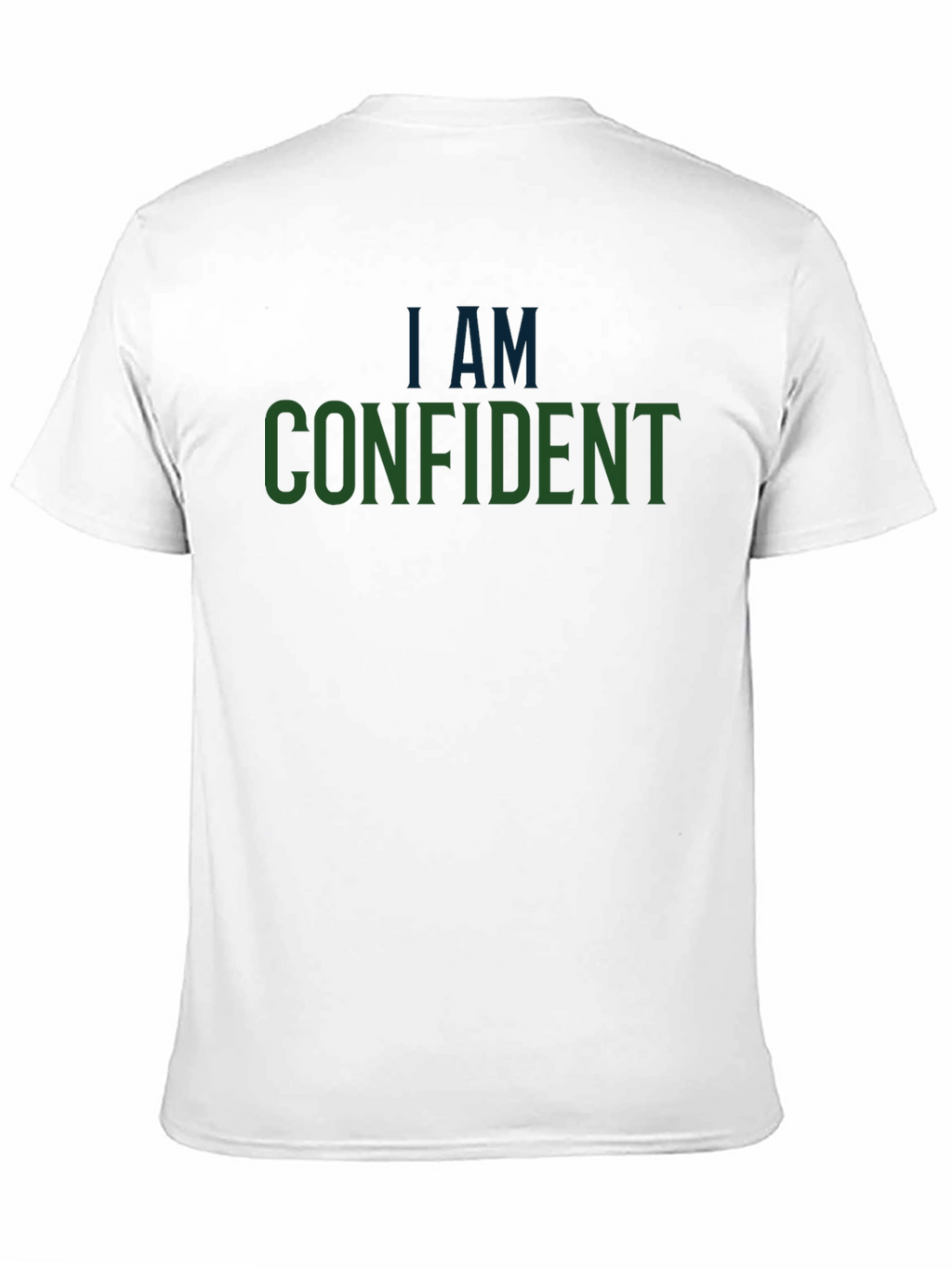 Confident Statement Graphic Tee - Mens Black T-Shirt