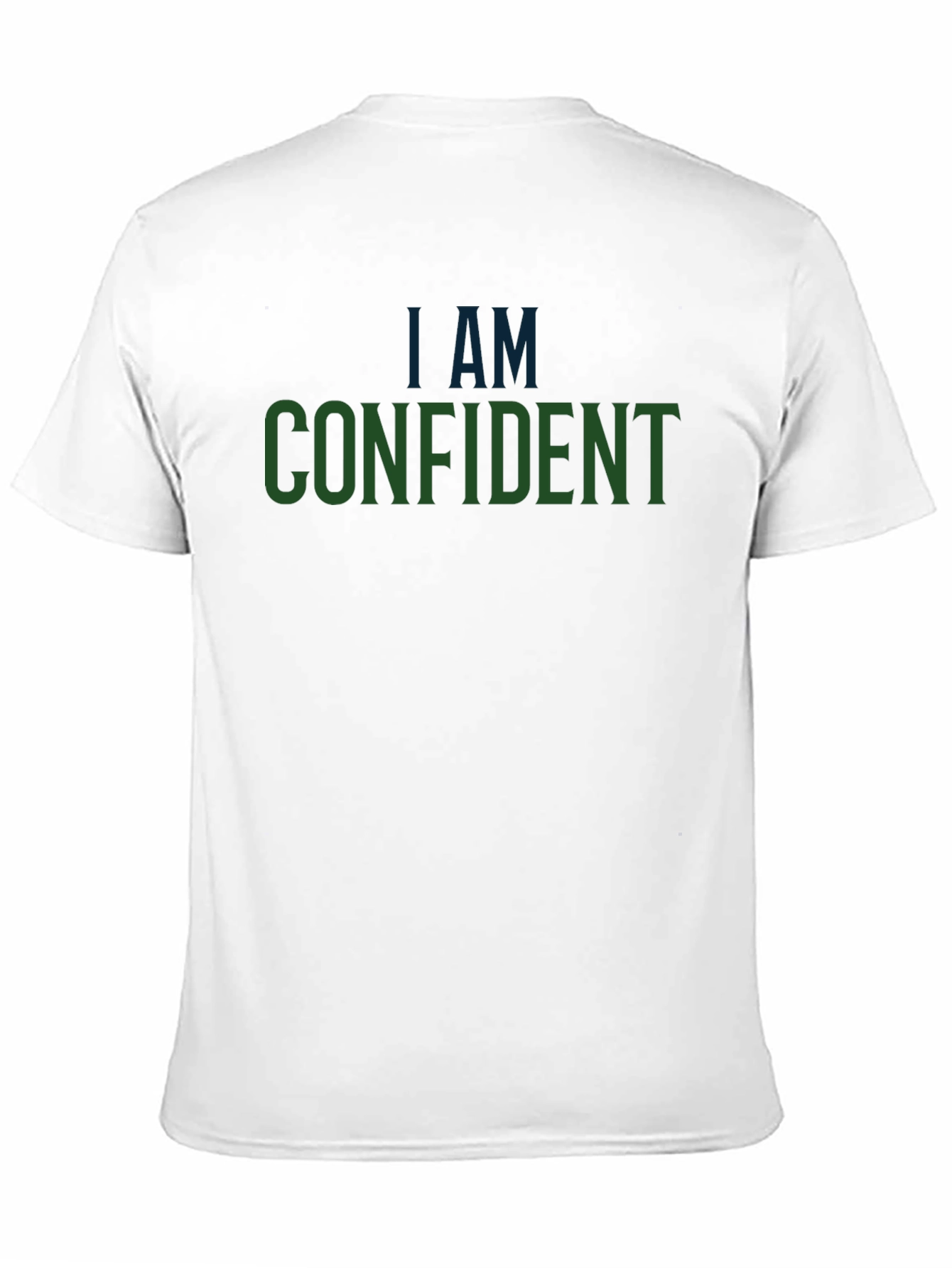 Confident Statement Graphic Tee - Mens Black T-Shirt