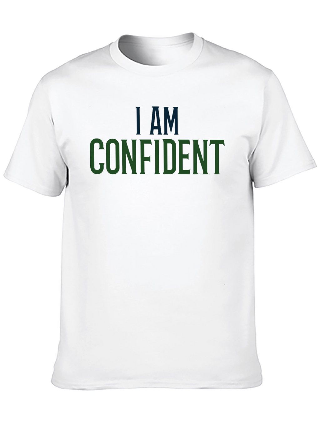 Confident Statement Graphic Tee - Mens Black T-Shirt