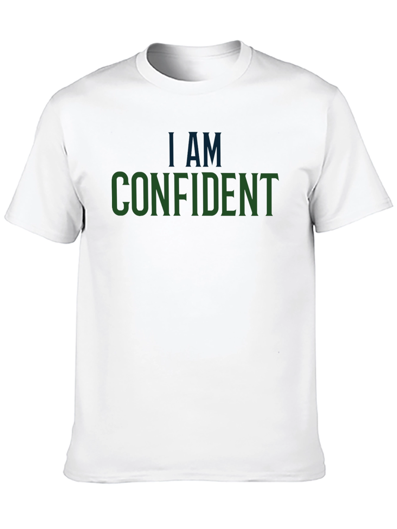 Confident Statement Graphic Tee - Mens Black T-Shirt