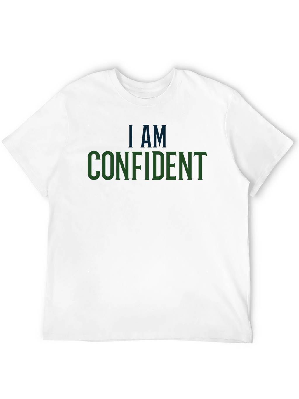Confident Statement Graphic Tee - Mens Black T-Shirt