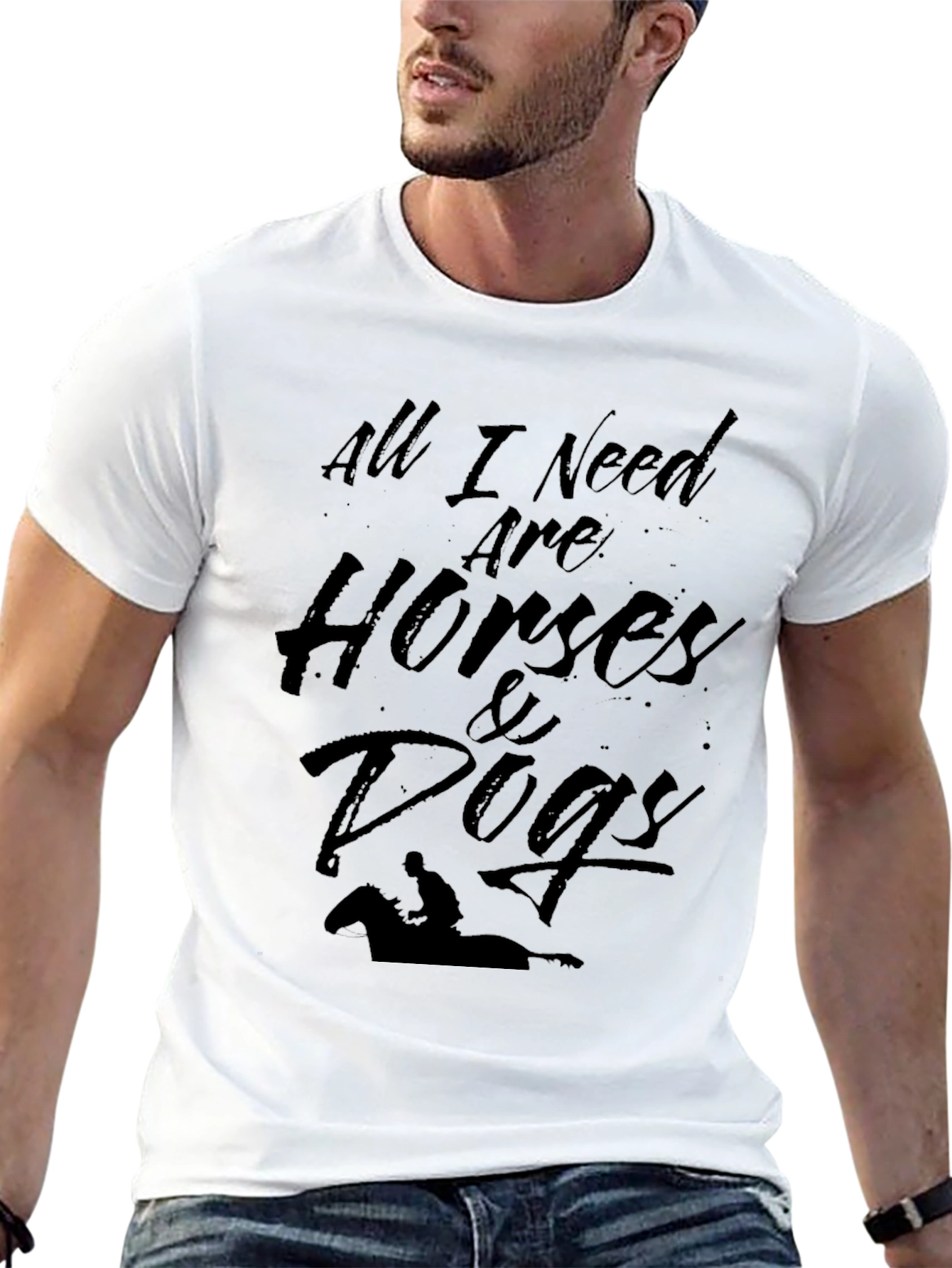 All I Need T-Shirt: Horses & Dogs