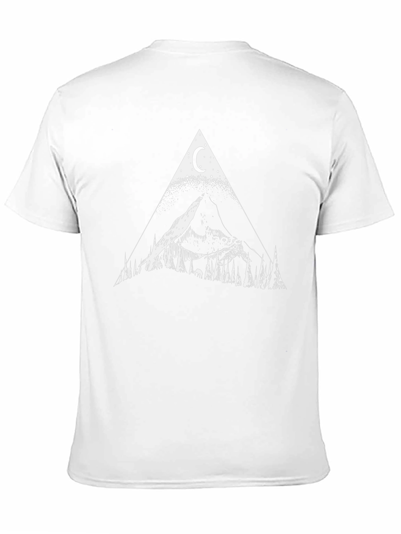 Mystic Mountain Triangle Graphic Tee