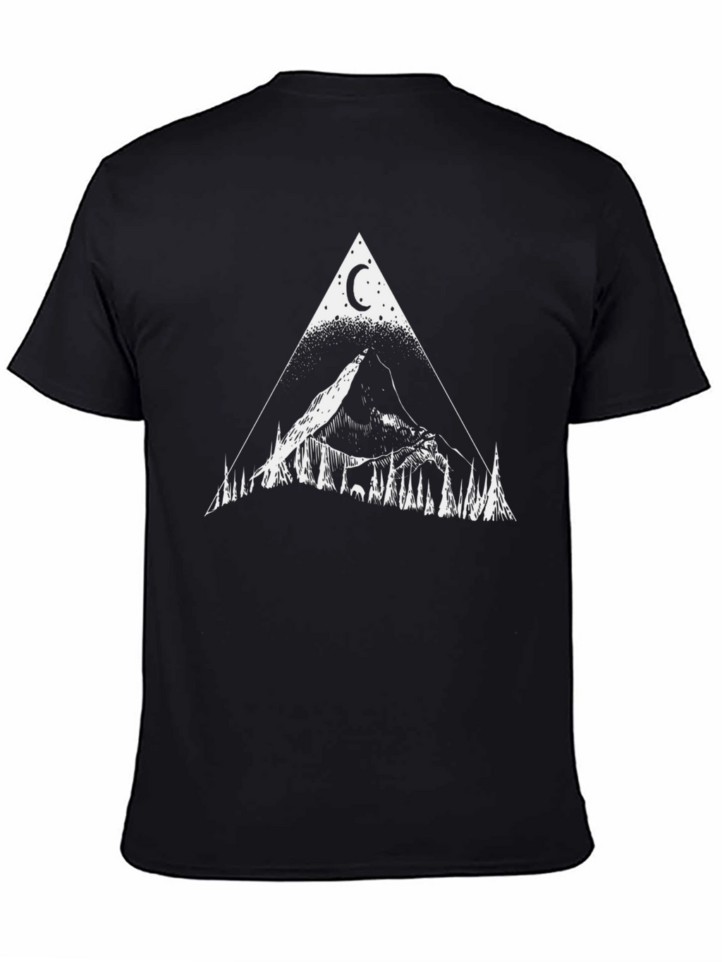 Mystic Mountain Triangle Graphic Tee