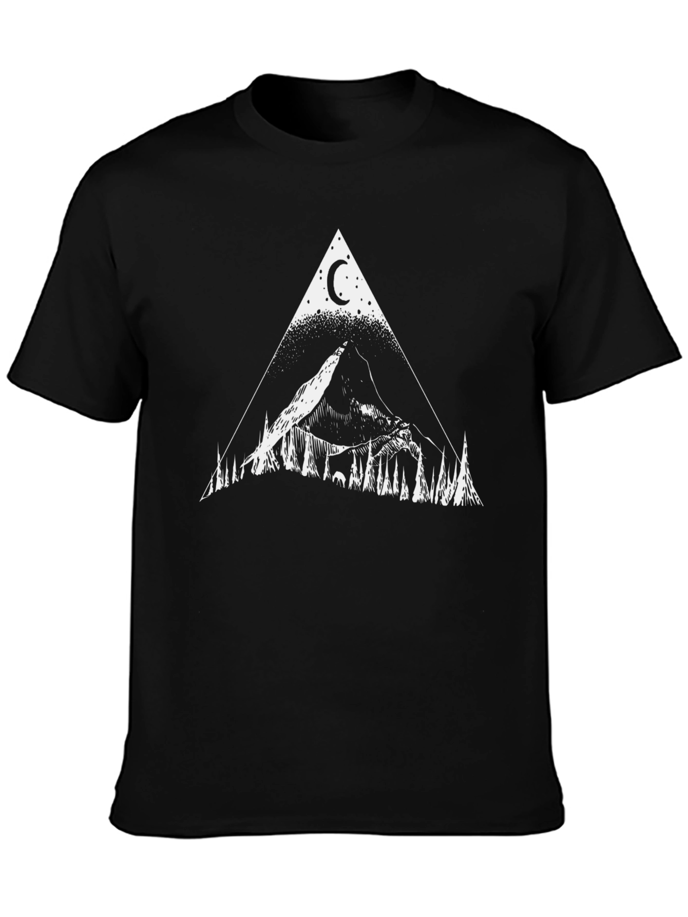 Mystic Mountain Triangle Graphic Tee