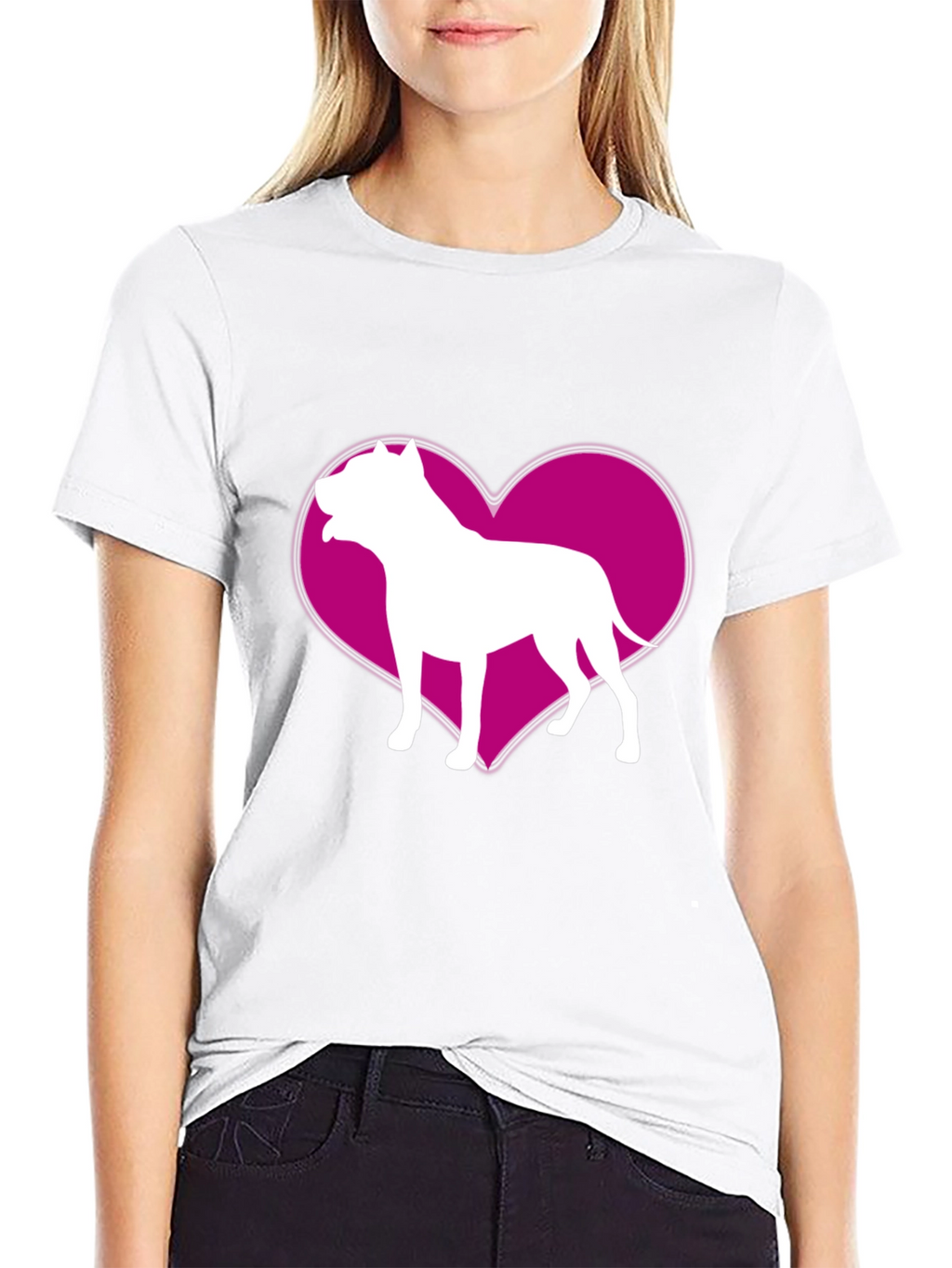 Dog Breed Heart Graphic T-Shirt