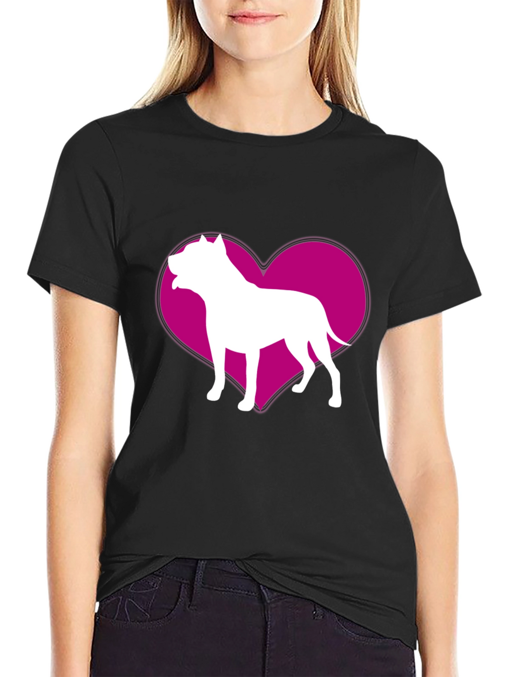 Dog Breed Heart Graphic T-Shirt