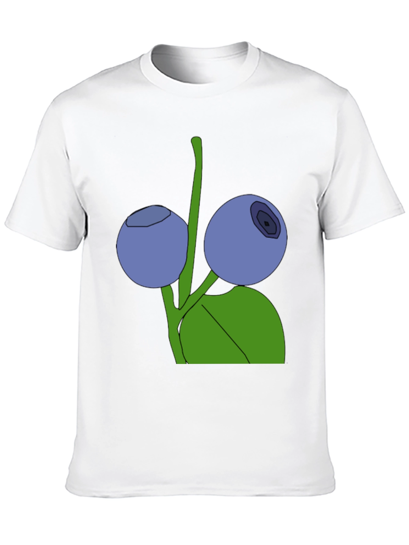 Blueberry Graphic Black T-Shirt