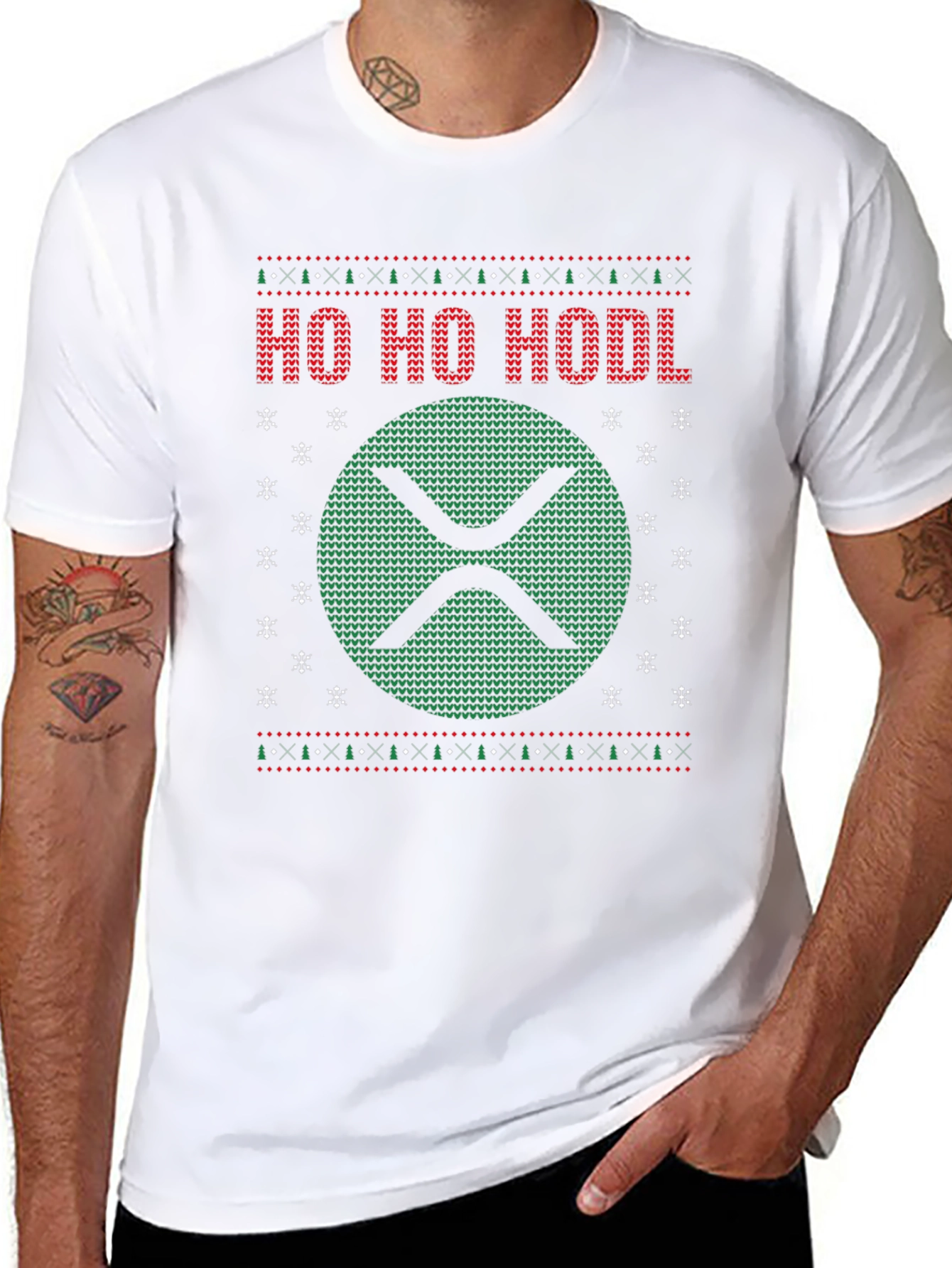 Ho Ho HODL Christmas XRP T-Shirt