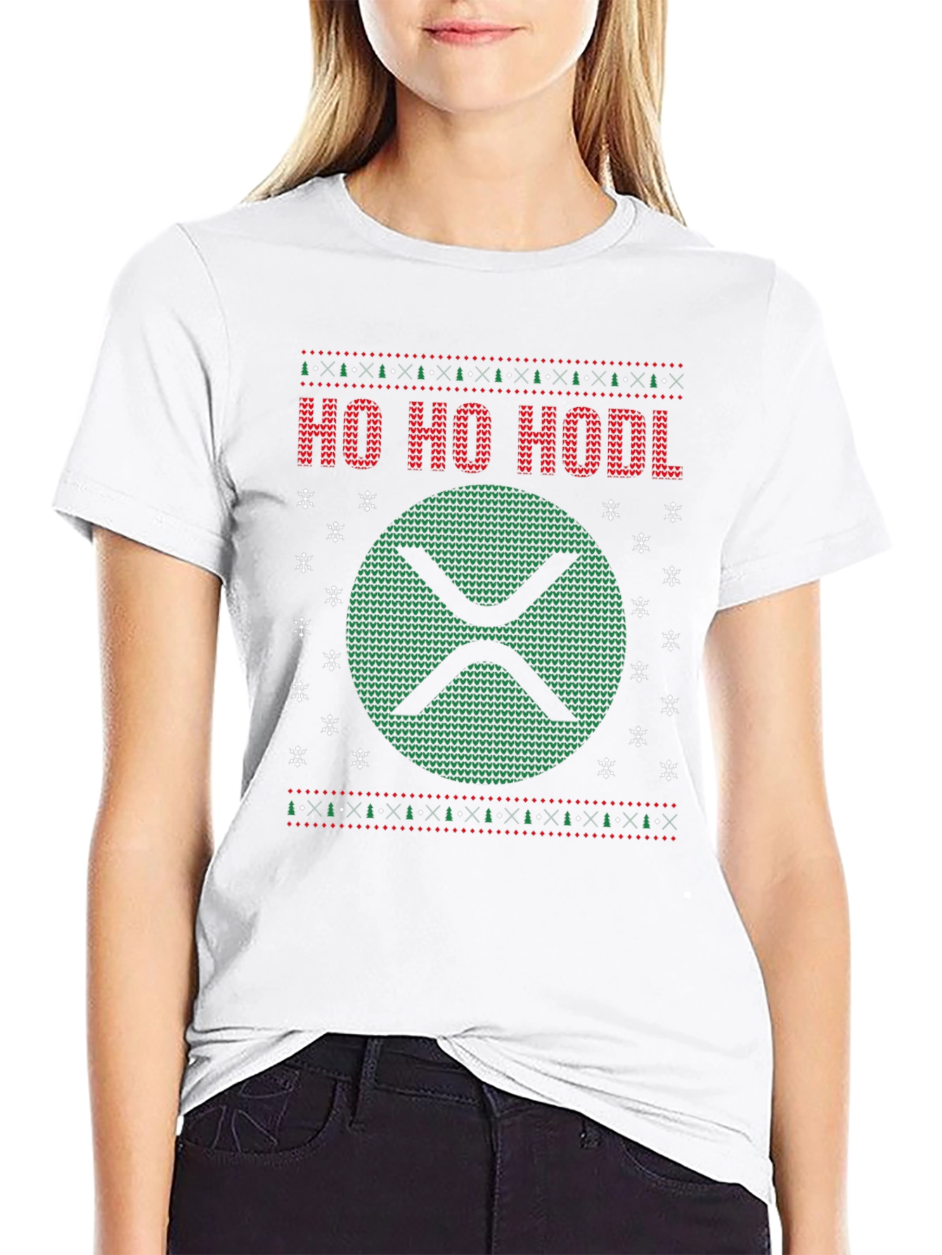 Ho Ho HODL Christmas XRP T-Shirt