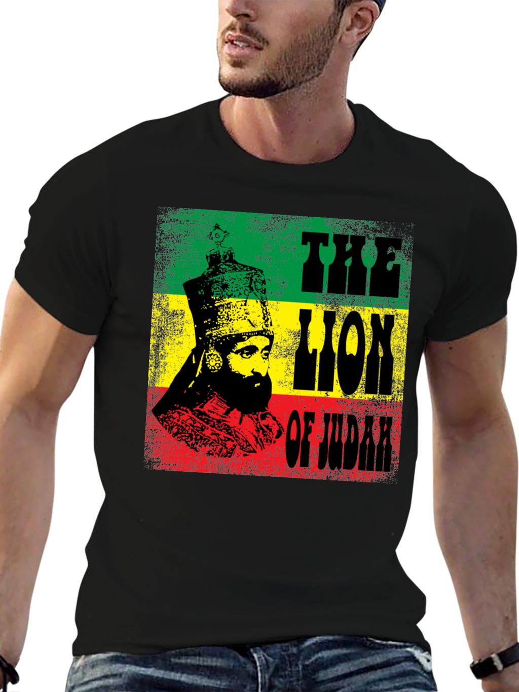 Lion of Judah Rastafarian T-Shirt
