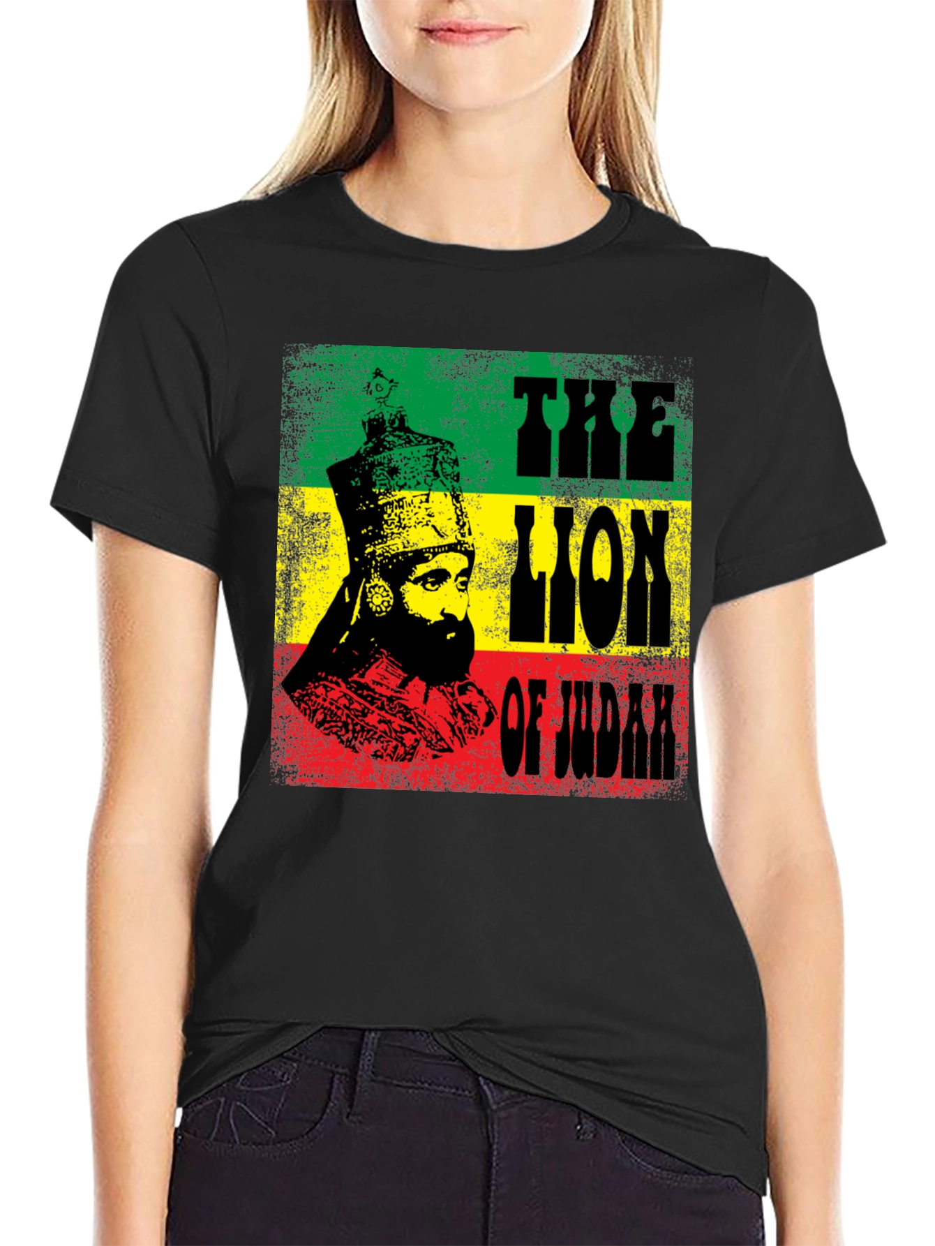 Lion of Judah Rastafarian T-Shirt