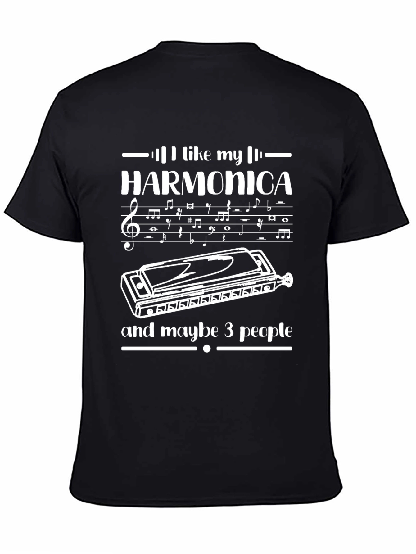 I Like My Harmonica T-Shirt