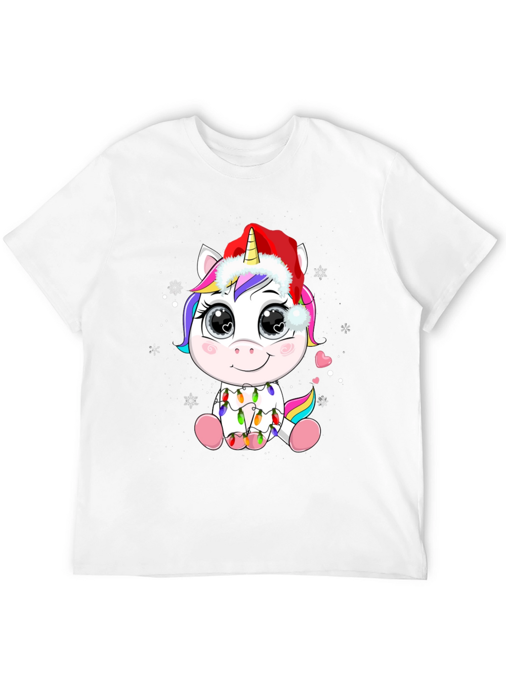 Festive Unicorn Christmas T-Shirt
