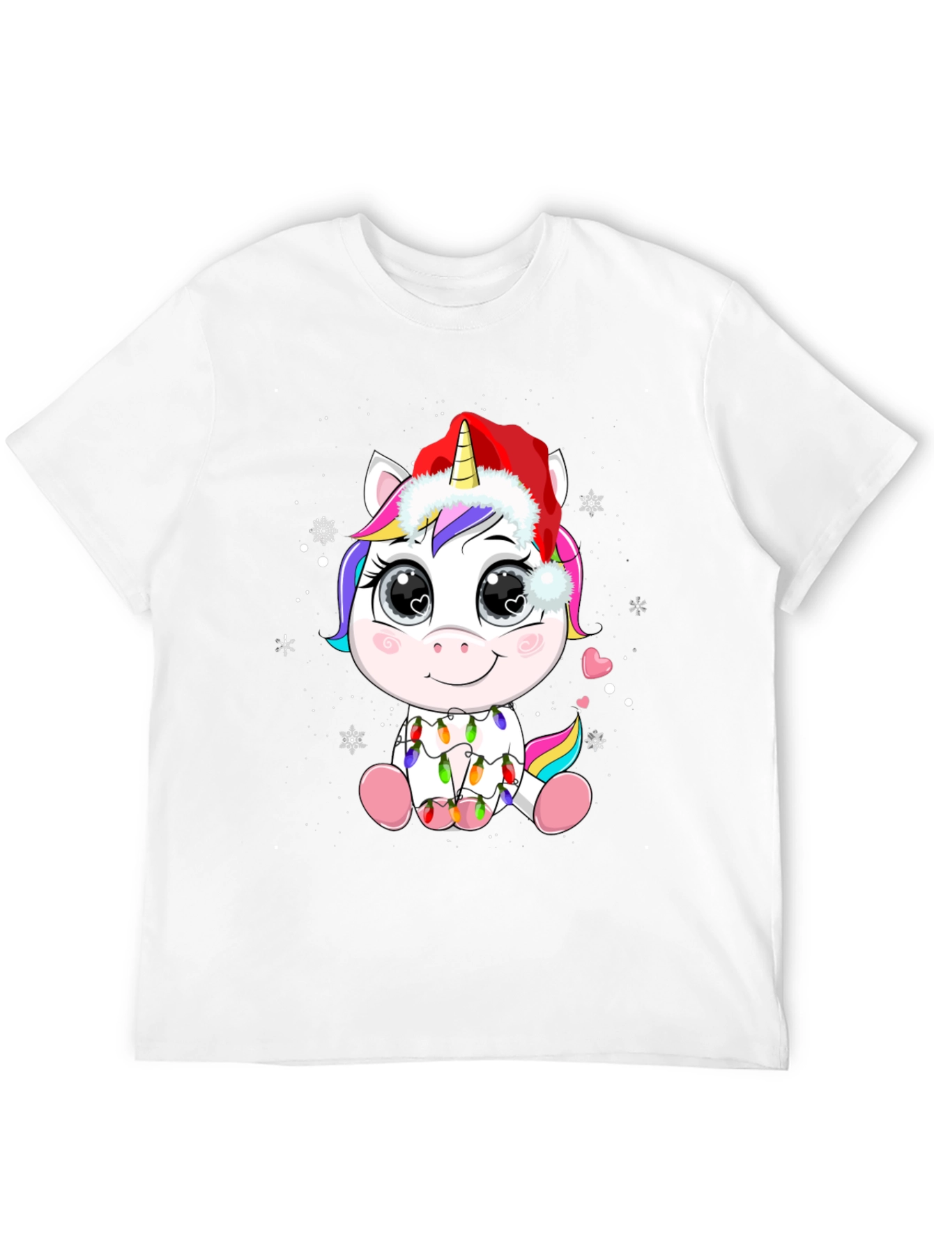 Festive Unicorn Christmas T-Shirt