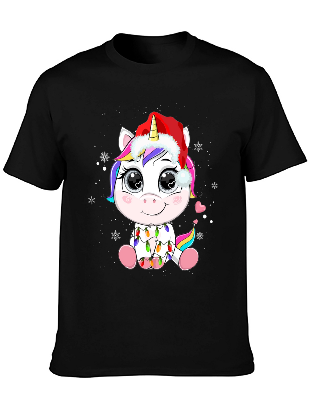 Festive Unicorn Christmas T-Shirt