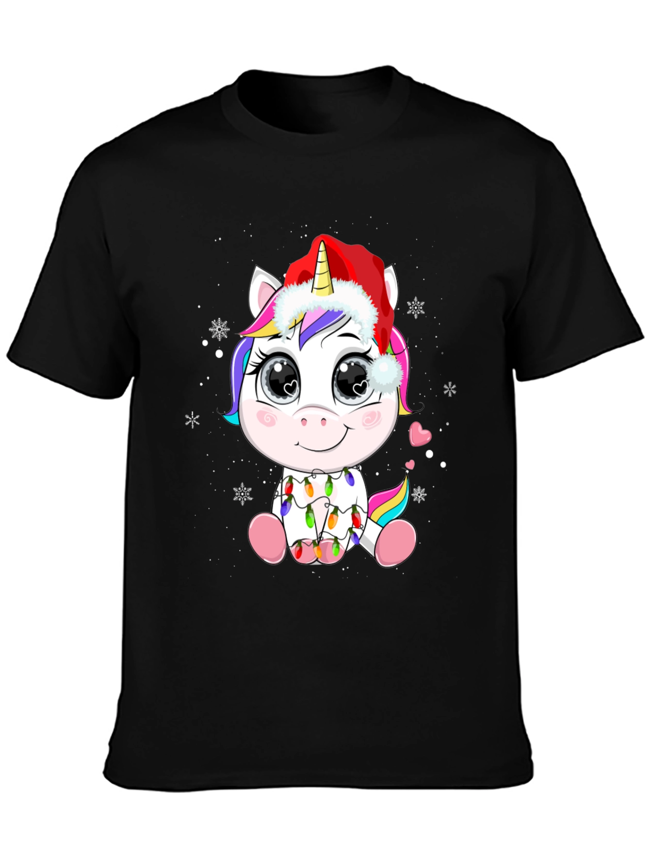 Festive Unicorn Christmas T-Shirt