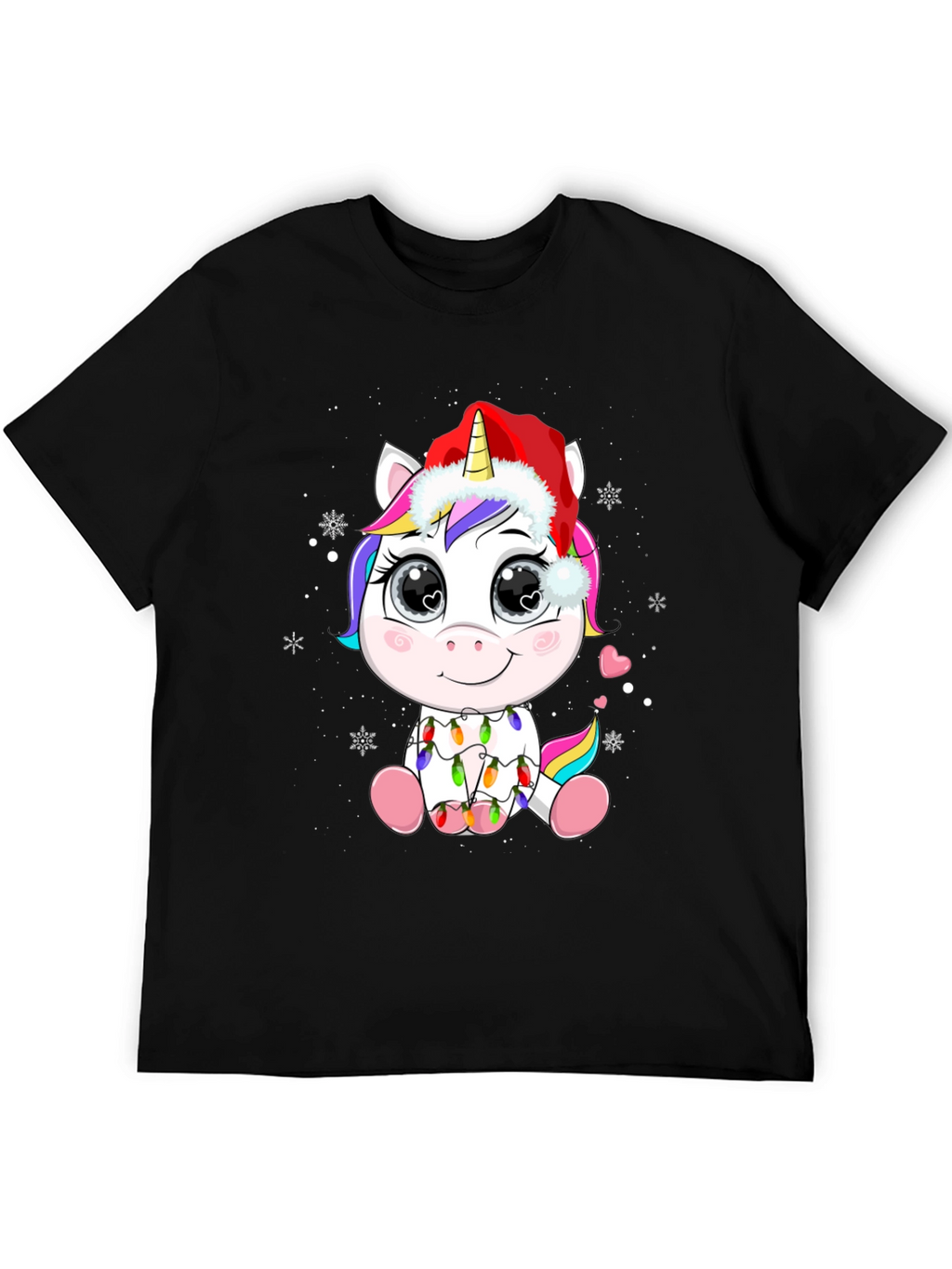 Festive Unicorn Christmas T-Shirt