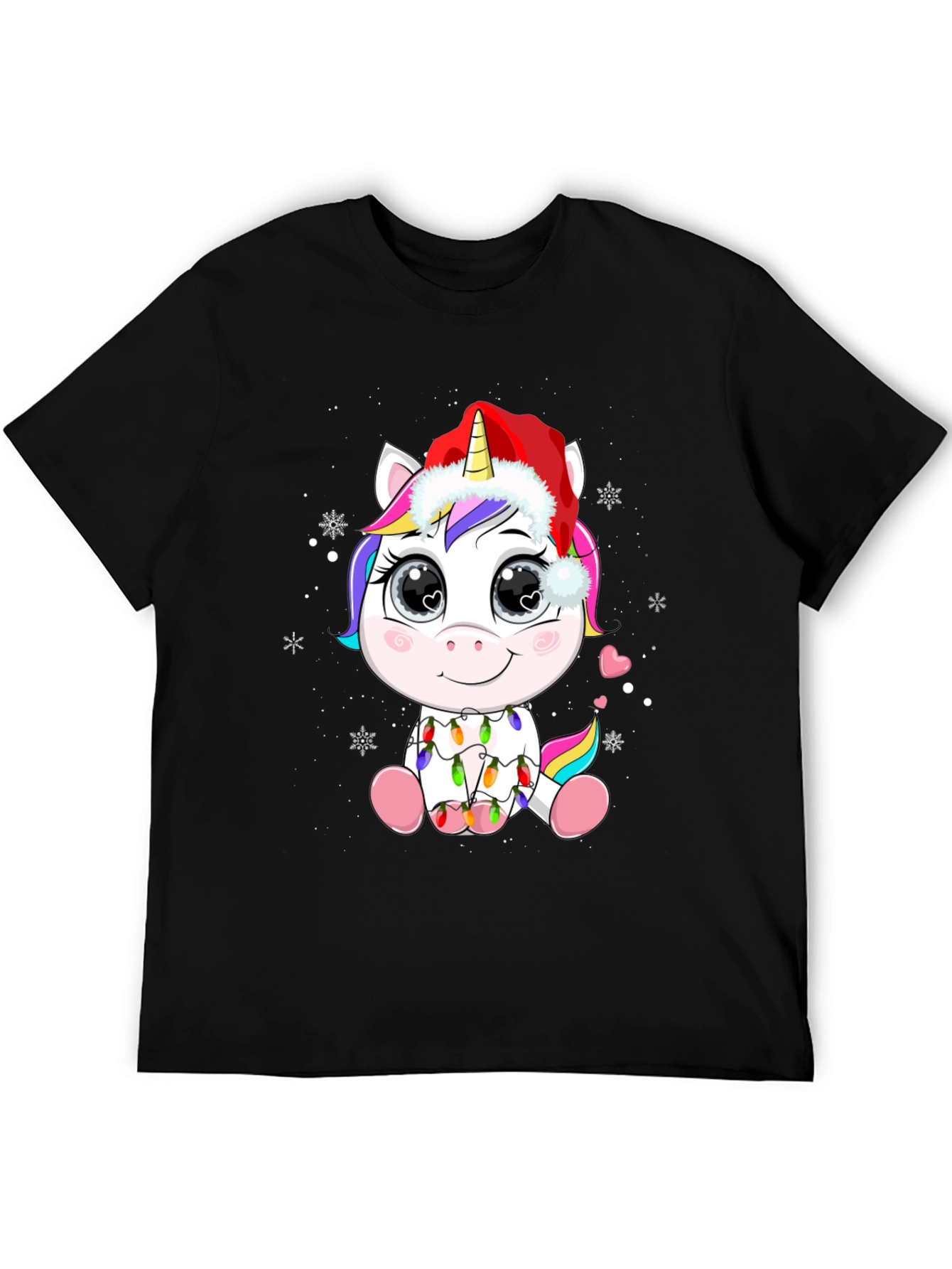 Festive Unicorn Christmas T-Shirt
