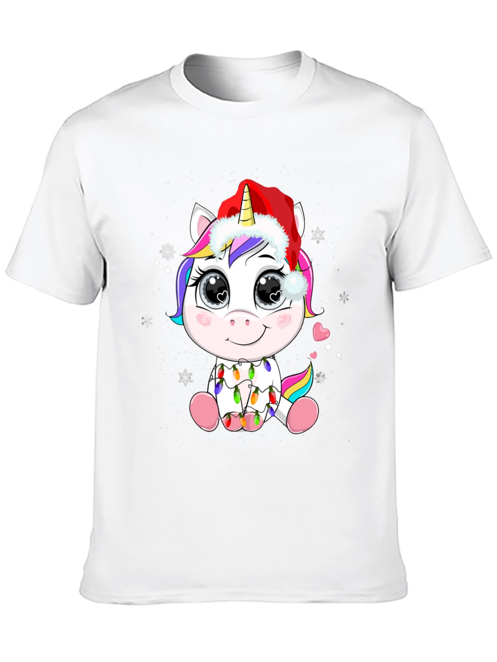 Festive Unicorn Christmas T-Shirt