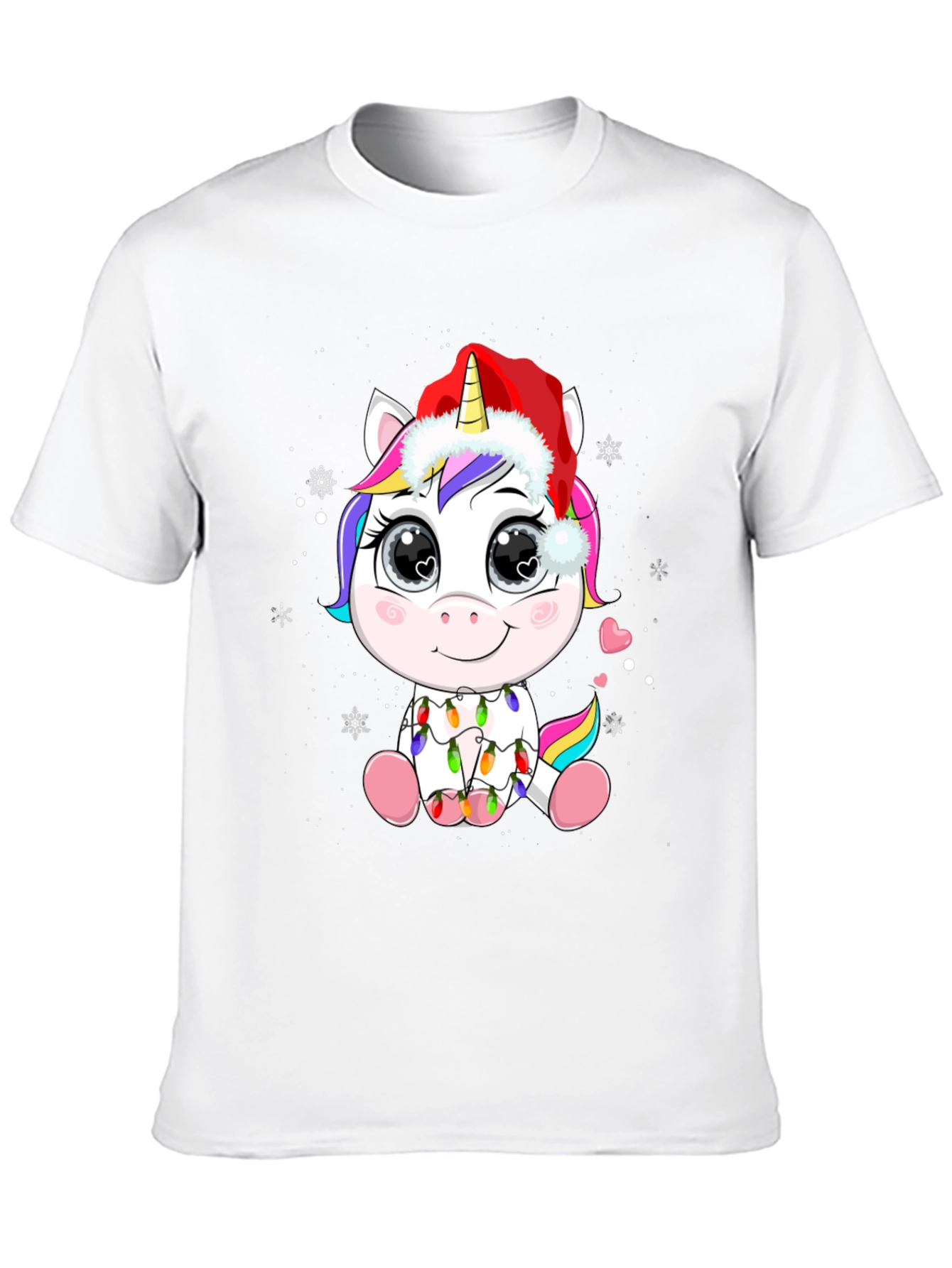 Festive Unicorn Christmas T-Shirt