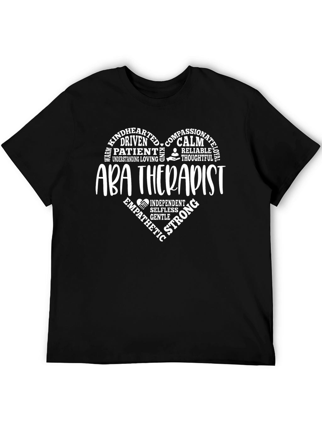 ABA Therapist Heart T-Shirt - Compassionate Professional Tee