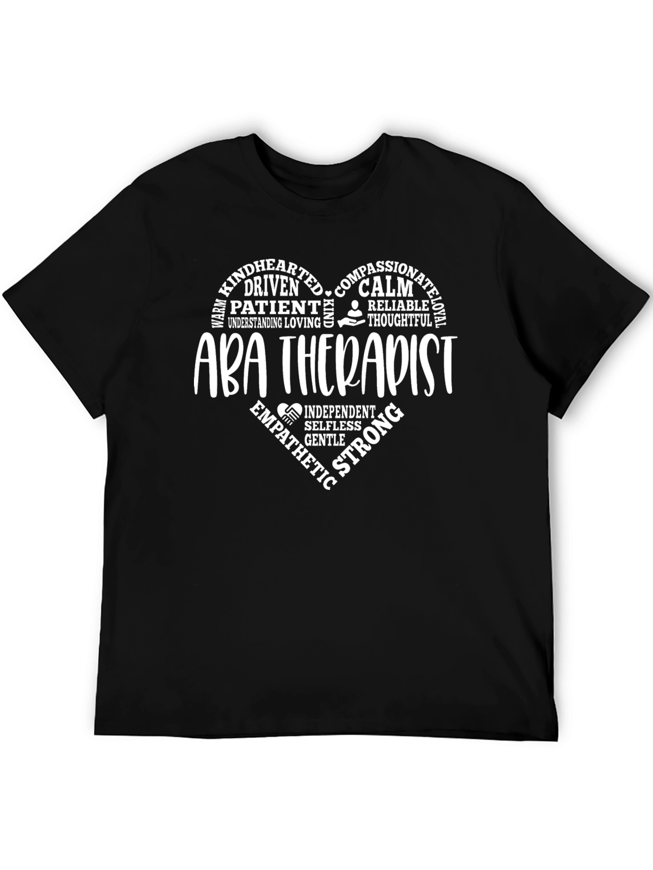 ABA Therapist Heart T-Shirt - Compassionate Professional Tee