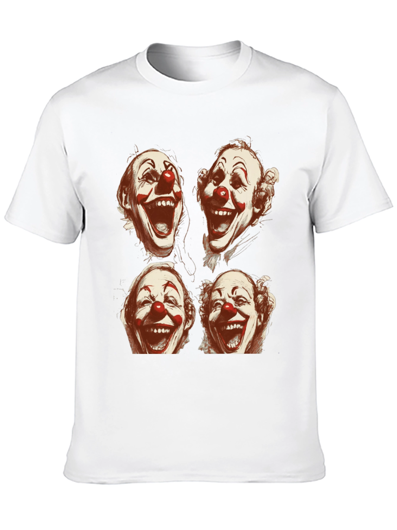 Clown Faces Graphic T-Shirt