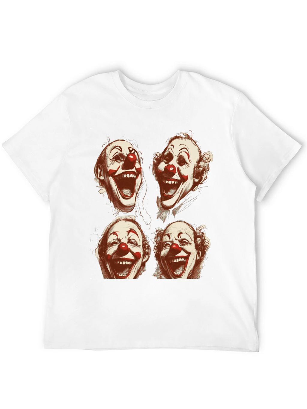 Clown Faces Graphic T-Shirt
