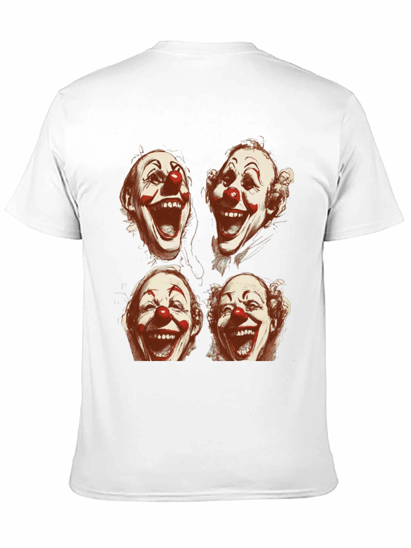 Clown Faces Graphic T-Shirt
