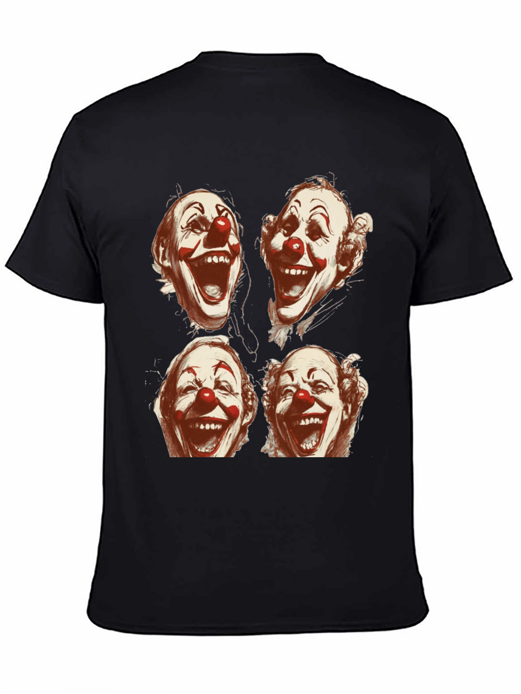 Clown Faces Graphic T-Shirt