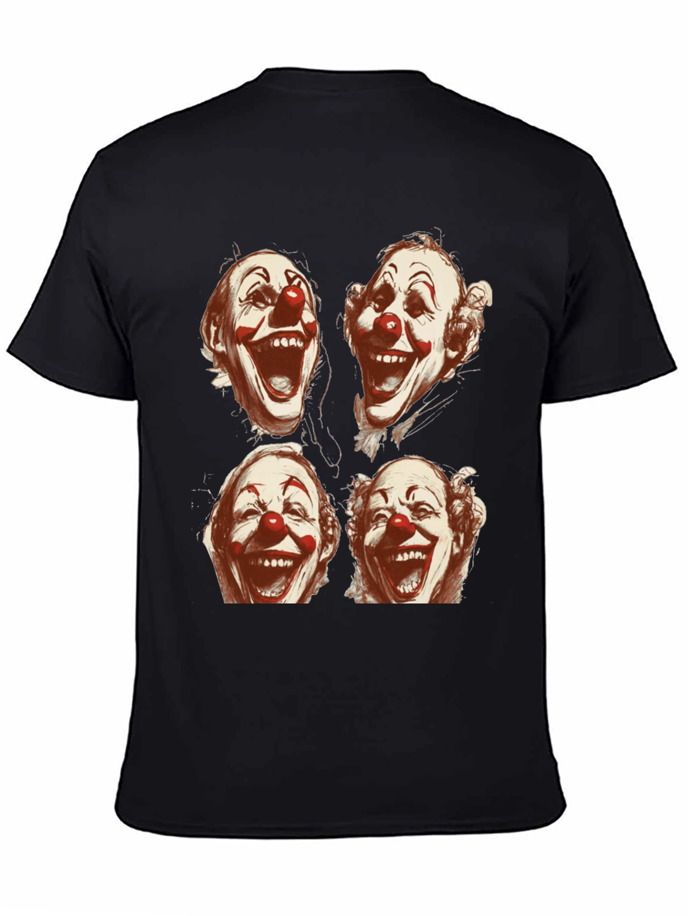 Clown Faces Graphic T-Shirt