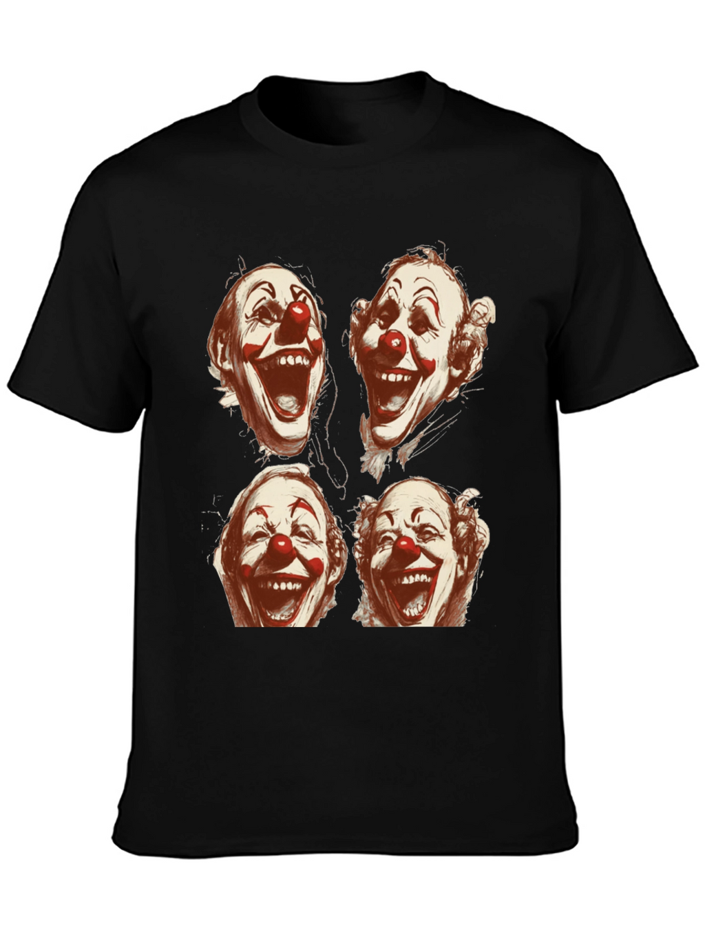 Clown Faces Graphic T-Shirt