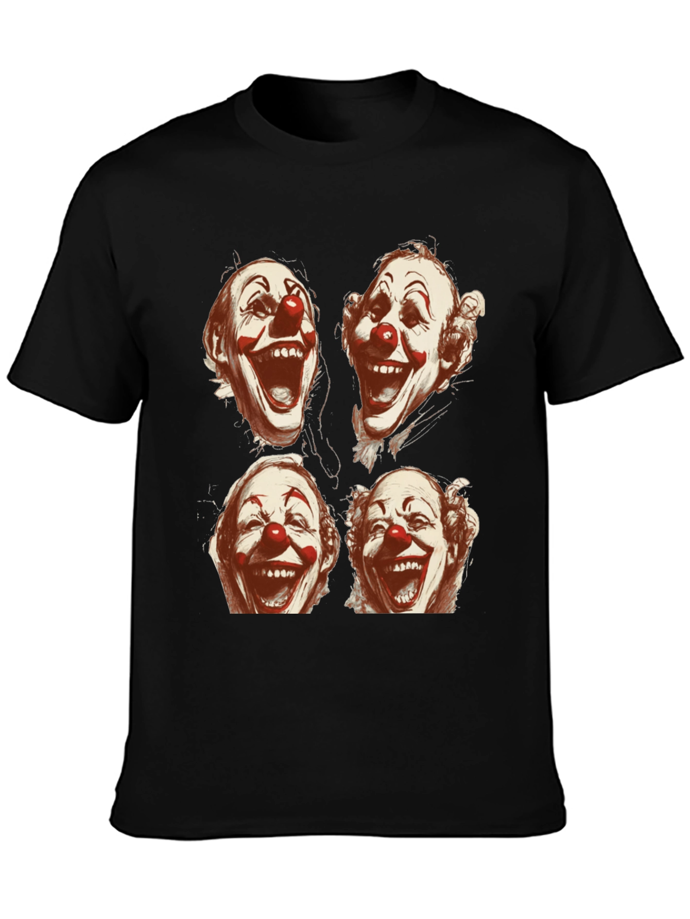 Clown Faces Graphic T-Shirt