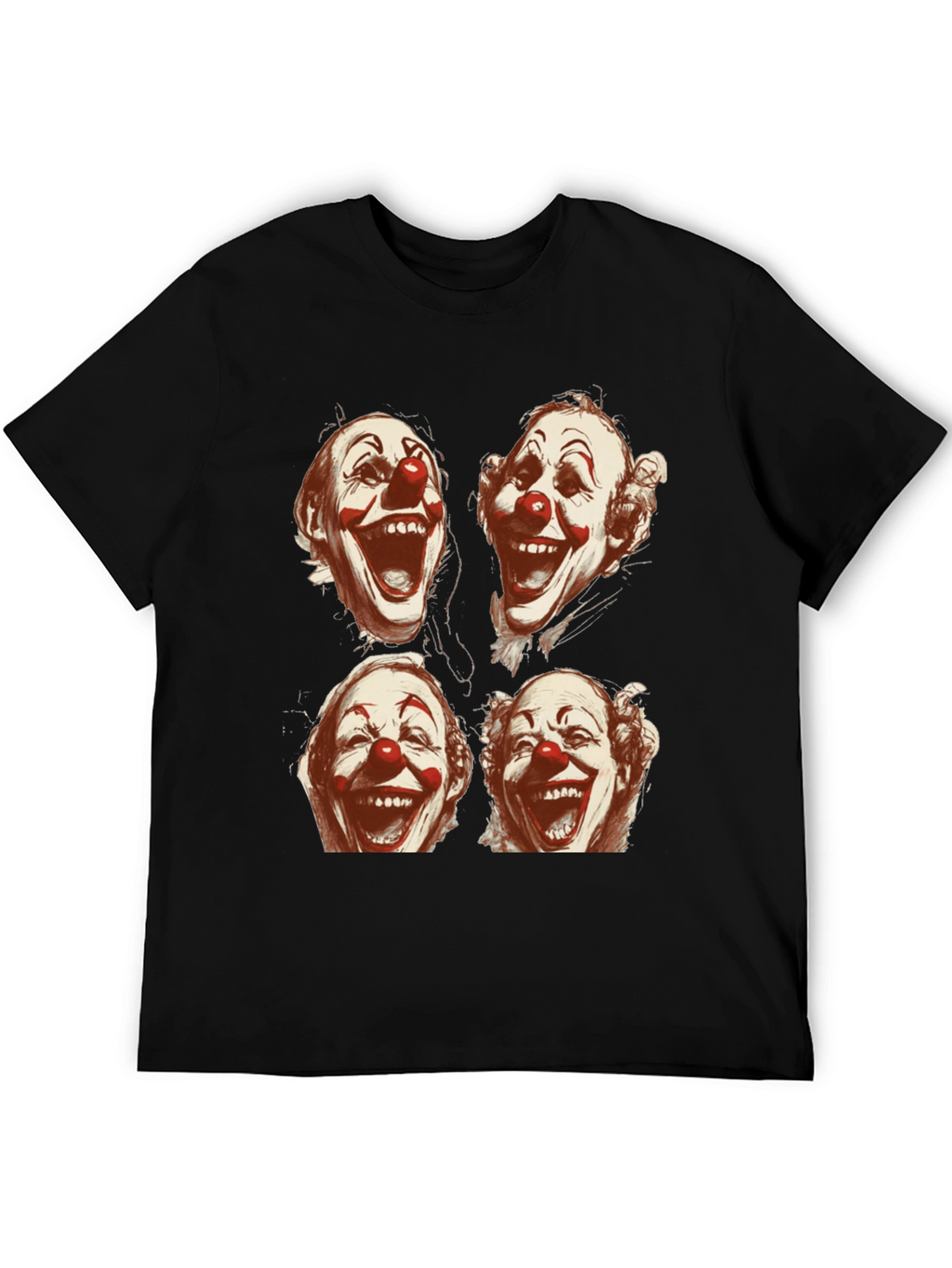 Clown Faces Graphic T-Shirt