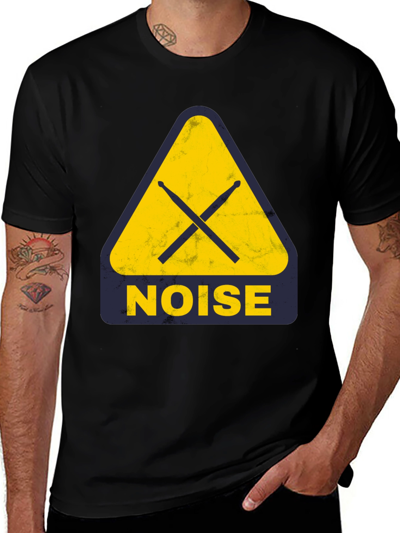 Noise Drummer T-Shirt - Black