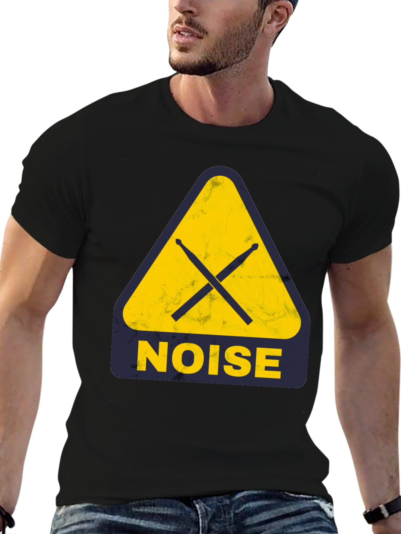 Noise Drummer T-Shirt - Black