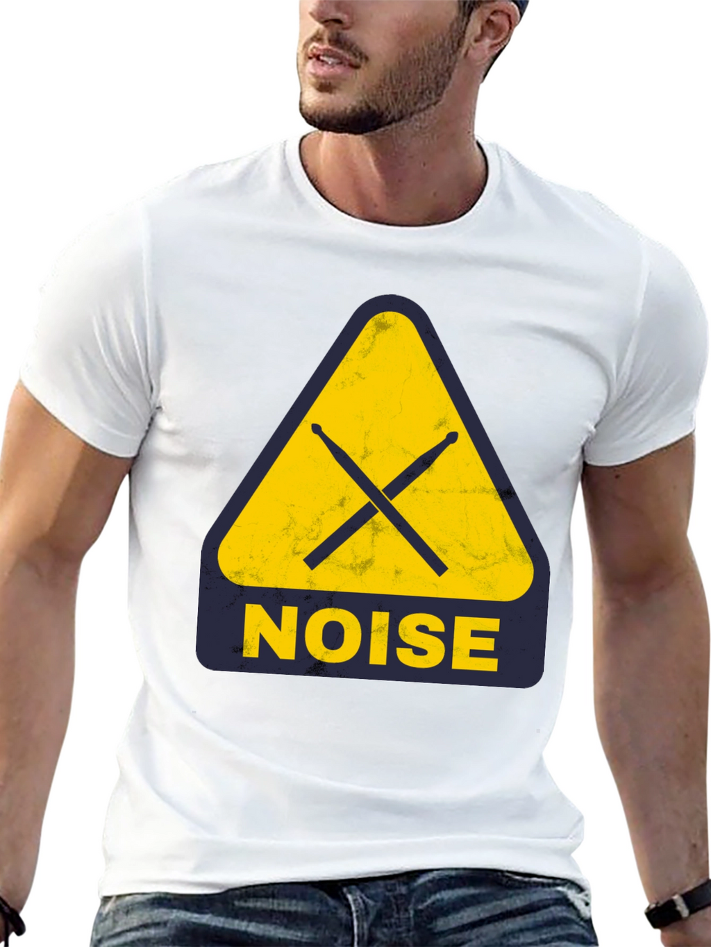 Noise Drummer T-Shirt - Black